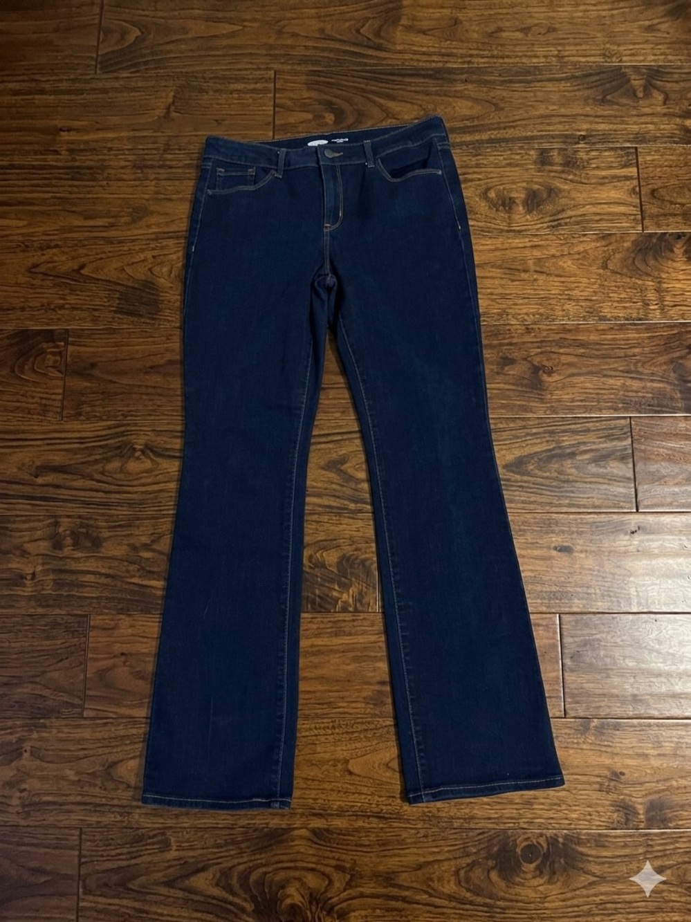 Old Navy Kicker Boot-Cut Jeans in Blue Waist 10